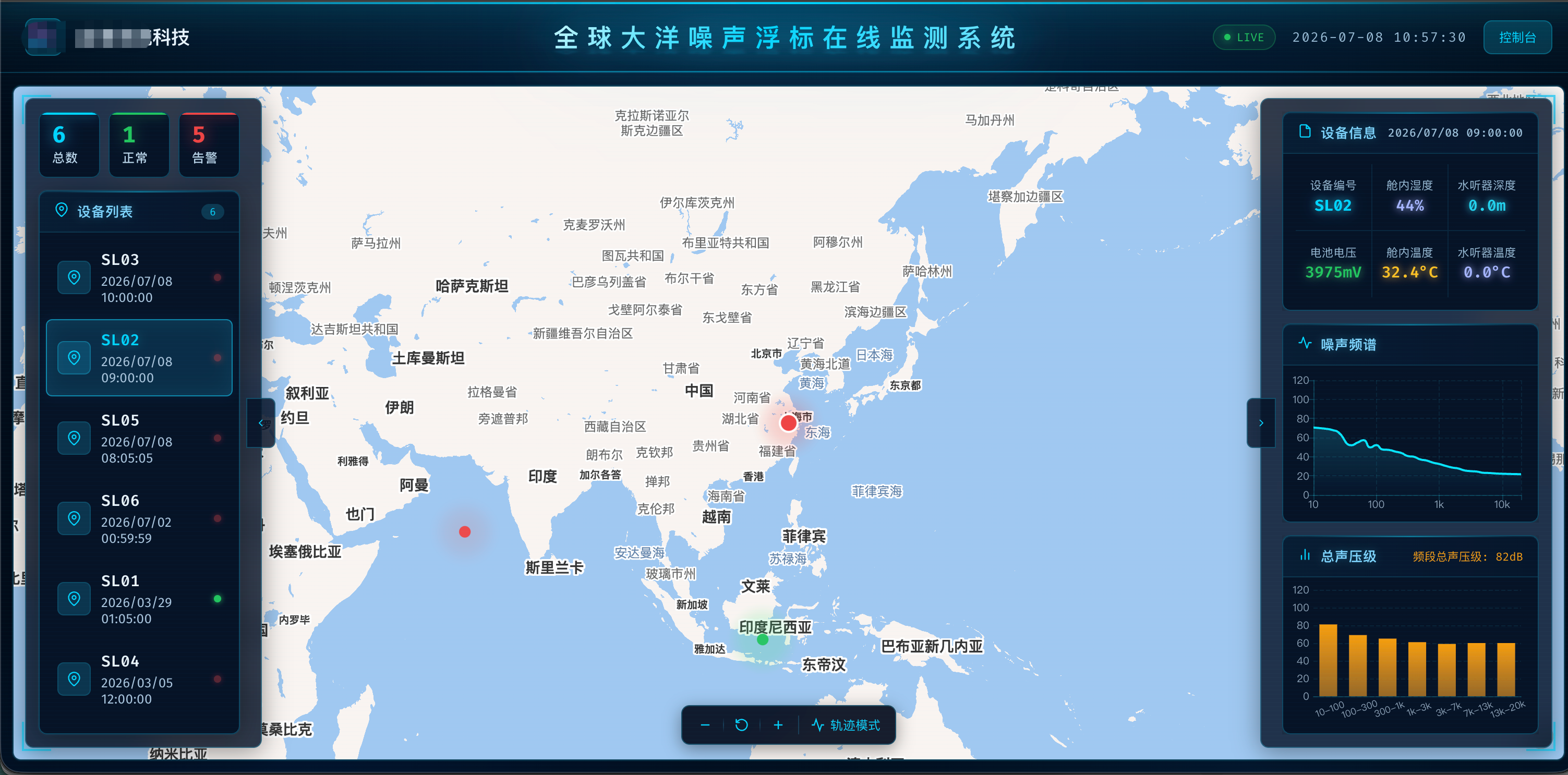 全球大洋噪声浮标监测系统